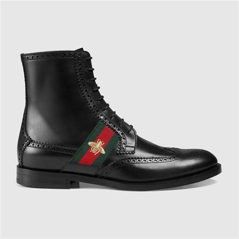 mens gucci biker boots|Gucci men's boots162616 price.